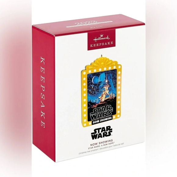 Hallmark Keepsake Christmas Star Wars: A New  Hope Now Showing Ornament Light - Picture 3 of 11